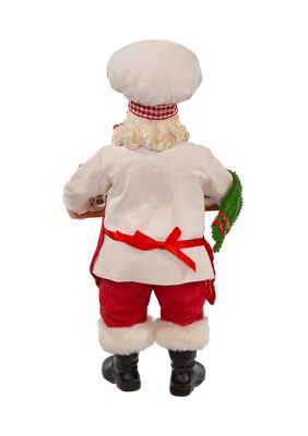 11-Inch Fabriché Santa with Gingerbread Train