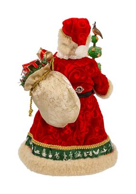 10.5-Inch Fabriché Musical 12 Days of Christmas Santa