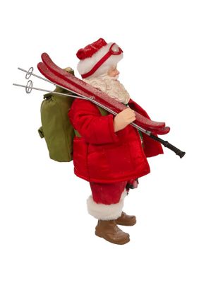 10.5-Inch Fabriché Santa with Skis