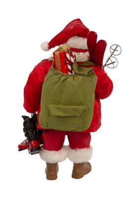 10.5-Inch Fabriché Santa with Skis