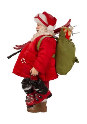 10.5-Inch Fabriché Santa with Skis