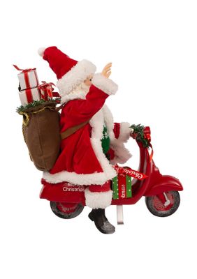 10-Inch Fabriché Santa on Scooter