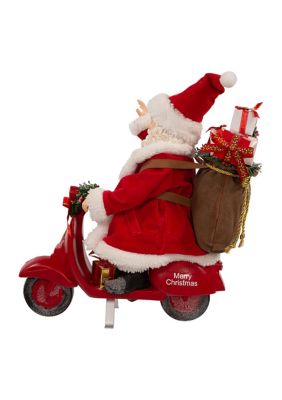 10-Inch Fabriché Santa on Scooter