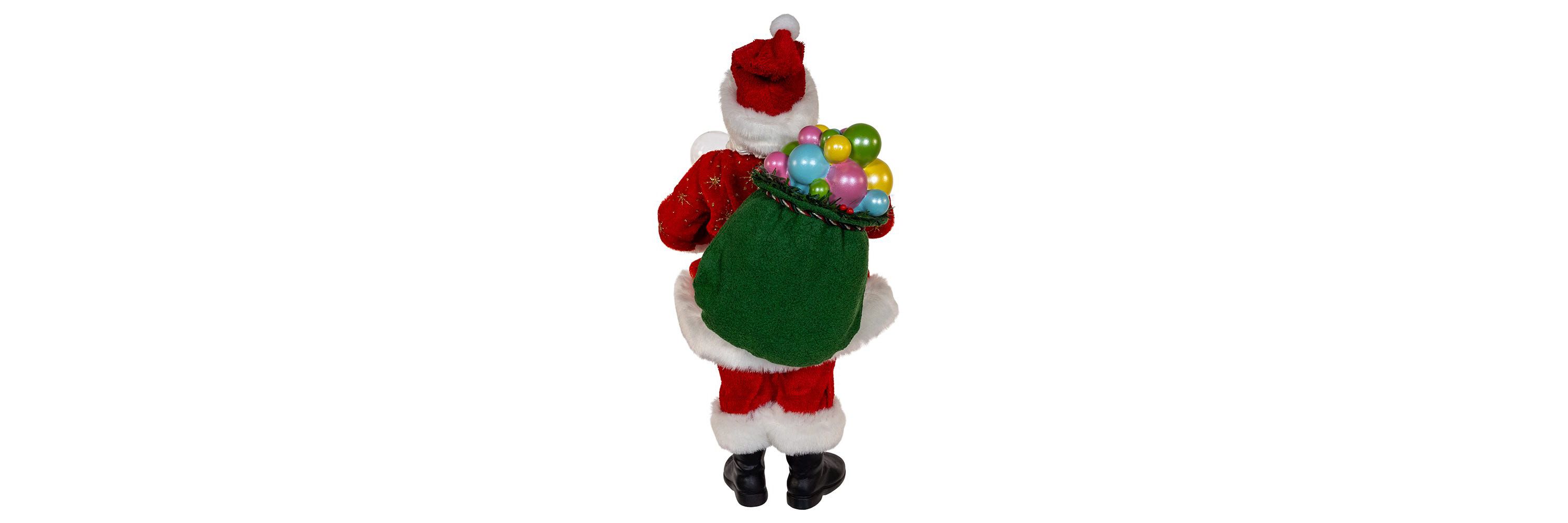 Kurt Adler 10.5-Inch Fabriché Bubblegum Santa