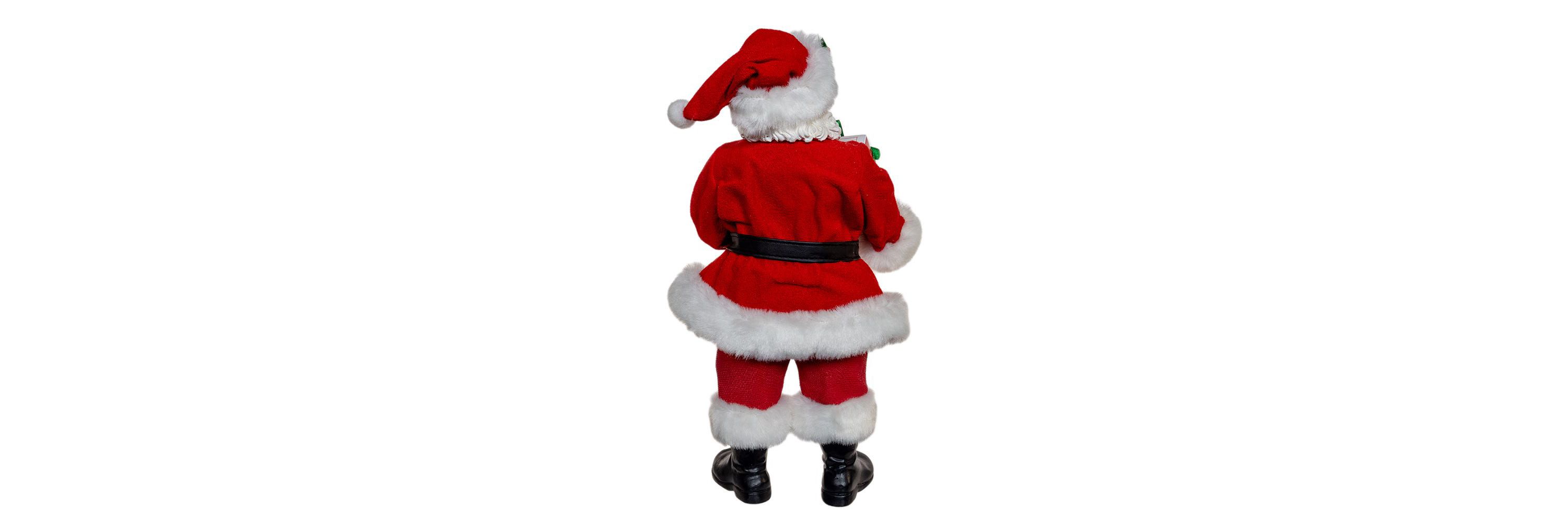 Kurt Adler 10.5-Inch Fabriché Santa With Box of Donuts