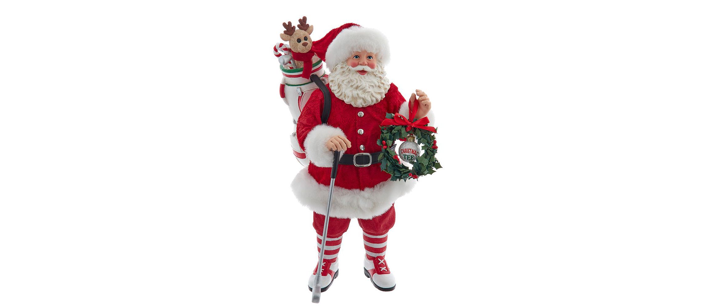 10.5-Inch Fabriché Golf Santa