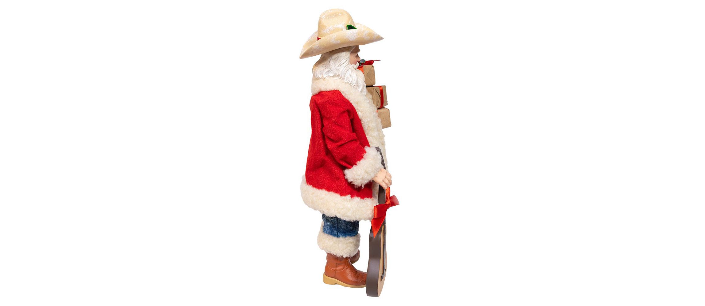11-Inch Fabriché Western Santa with Guitar