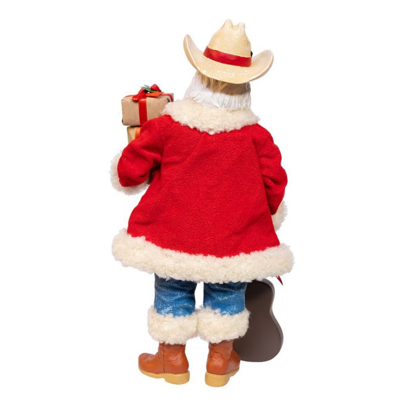 11-Inch Fabriché Western Santa with Guitar