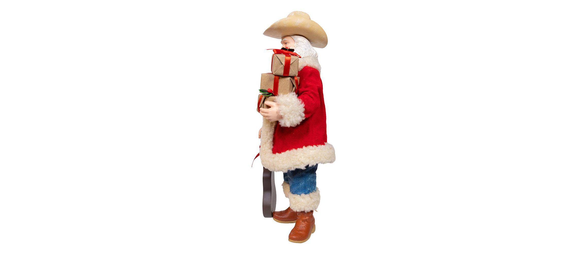 11-Inch Fabriché Western Santa with Guitar