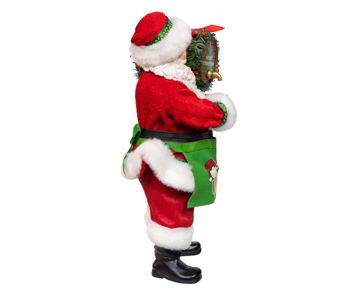 10.5-Inch Fabriché Beer Santa with Barrel