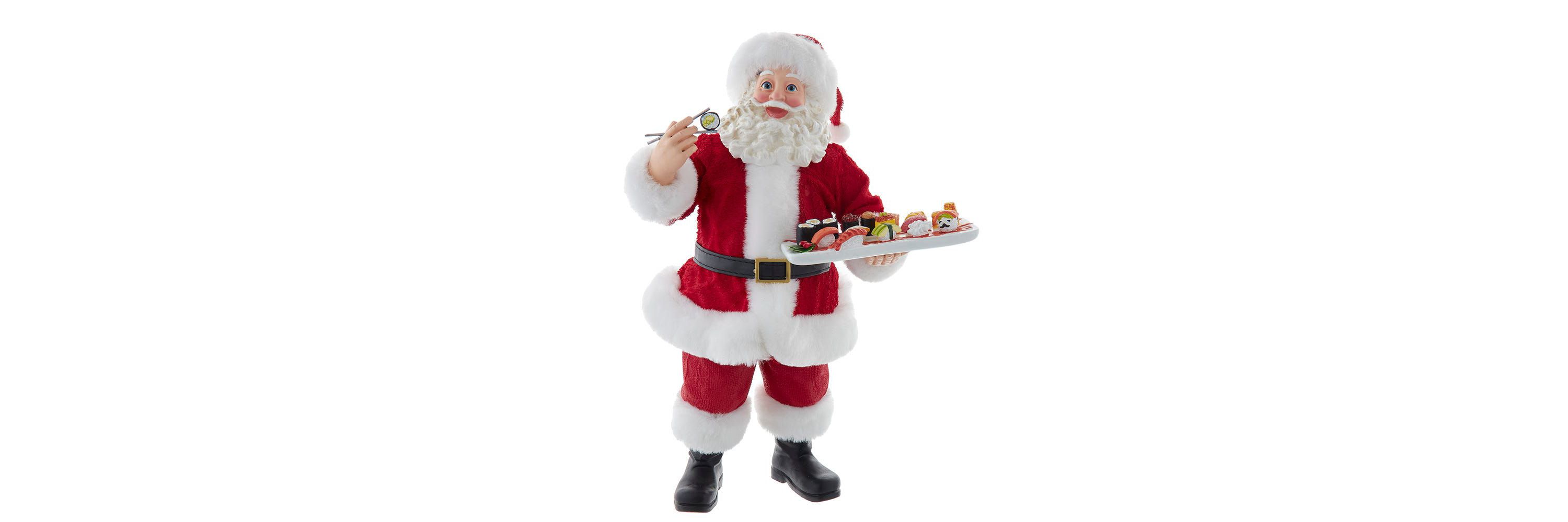 10.5-Inch Fabriché Santa with Sushi Platter