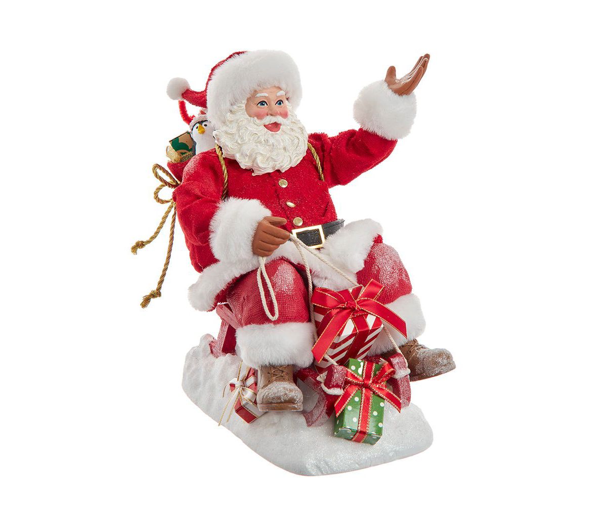 8.5-Inch Fabriché Santa on Sled