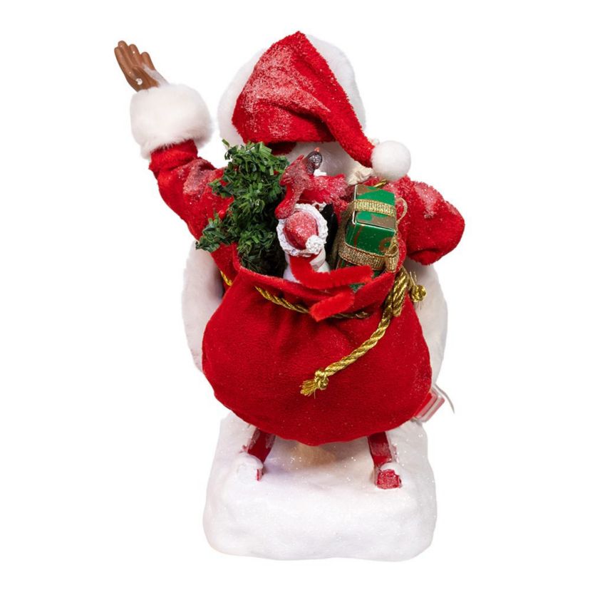 8.5-Inch Fabriché Santa on Sled