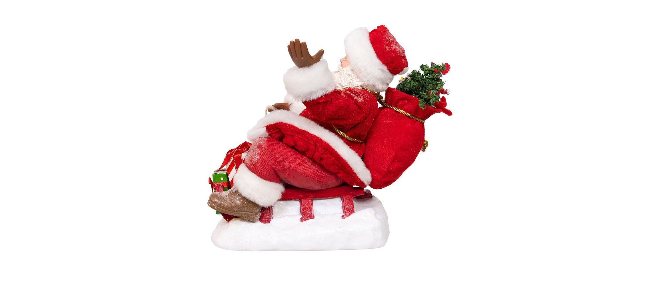 8.5-Inch Fabriché Santa on Sled