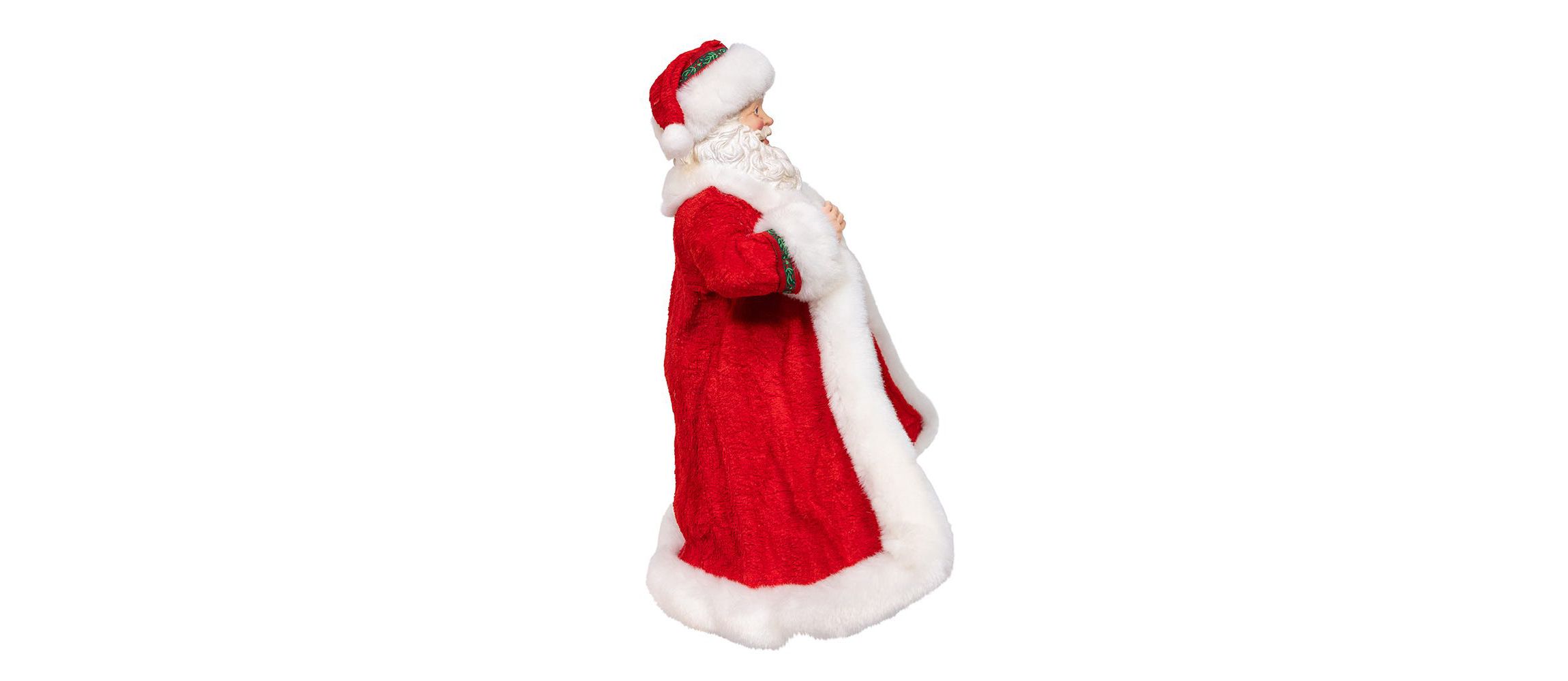 10.5-Inch Fabriché Santa with Gifts in Pocket.