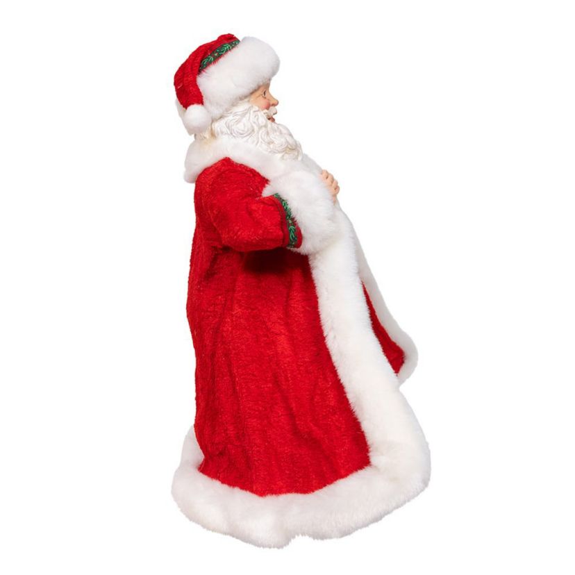 10.5-Inch Fabriché Santa with Gifts in Pocket.