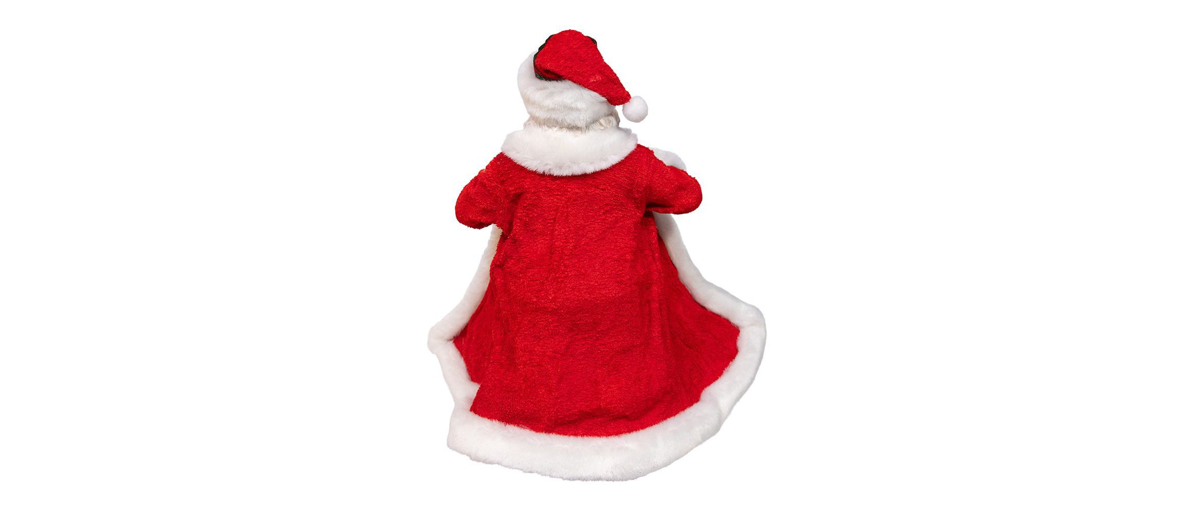 10.5-Inch Fabriché Santa with Gifts in Pocket.