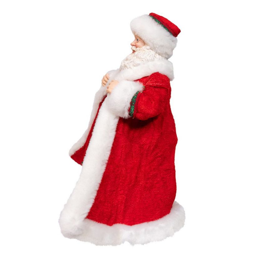 10.5-Inch Fabriché Santa with Gifts in Pocket.