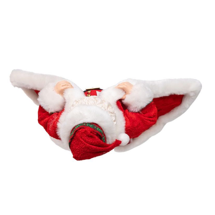 10.5-Inch Fabriché Santa with Gifts in Pocket.