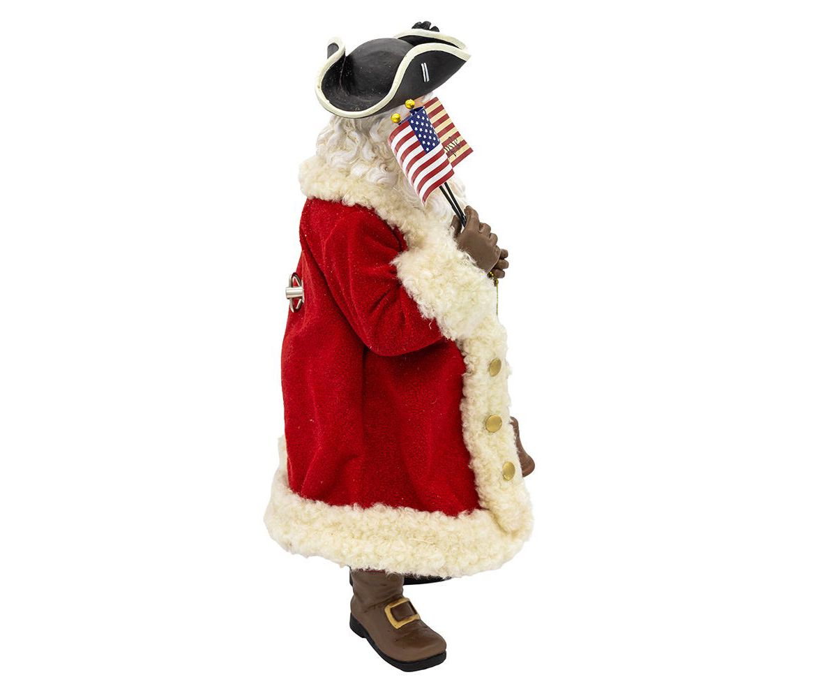 11 Inch Fabriché 250th Anniversary of America Musical Santa