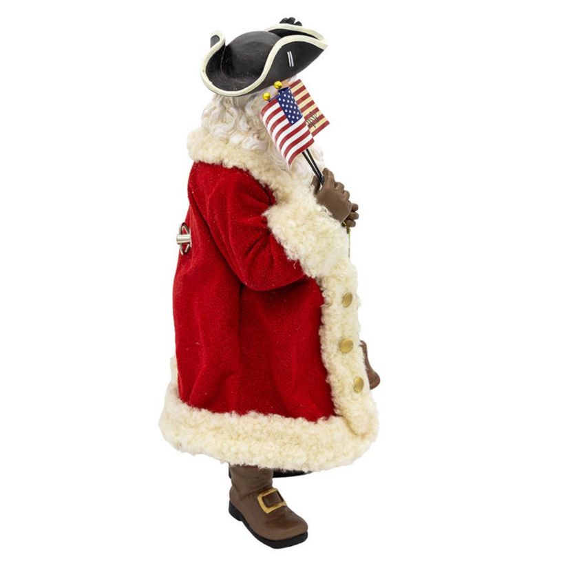 11 Inch Fabriché 250th Anniversary of America Musical Santa