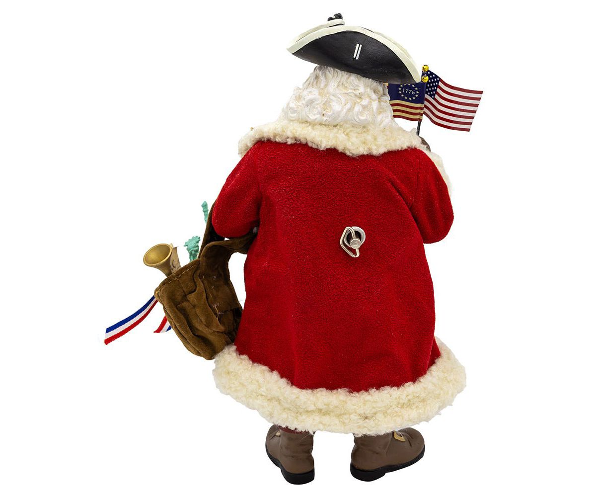 11 Inch Fabriché 250th Anniversary of America Musical Santa