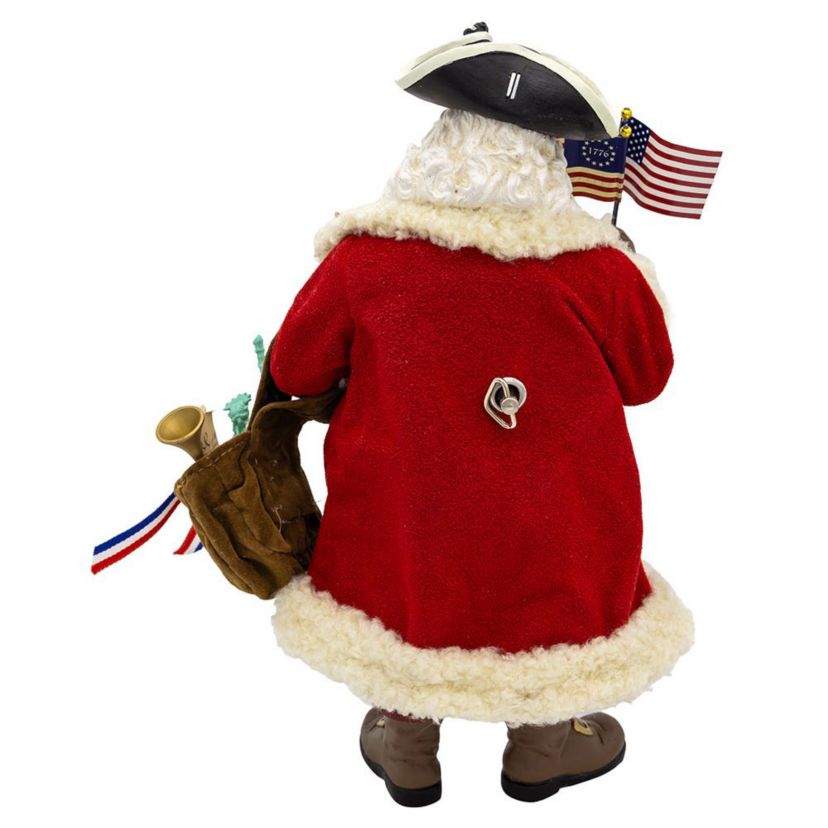 11 Inch Fabriché 250th Anniversary of America Musical Santa