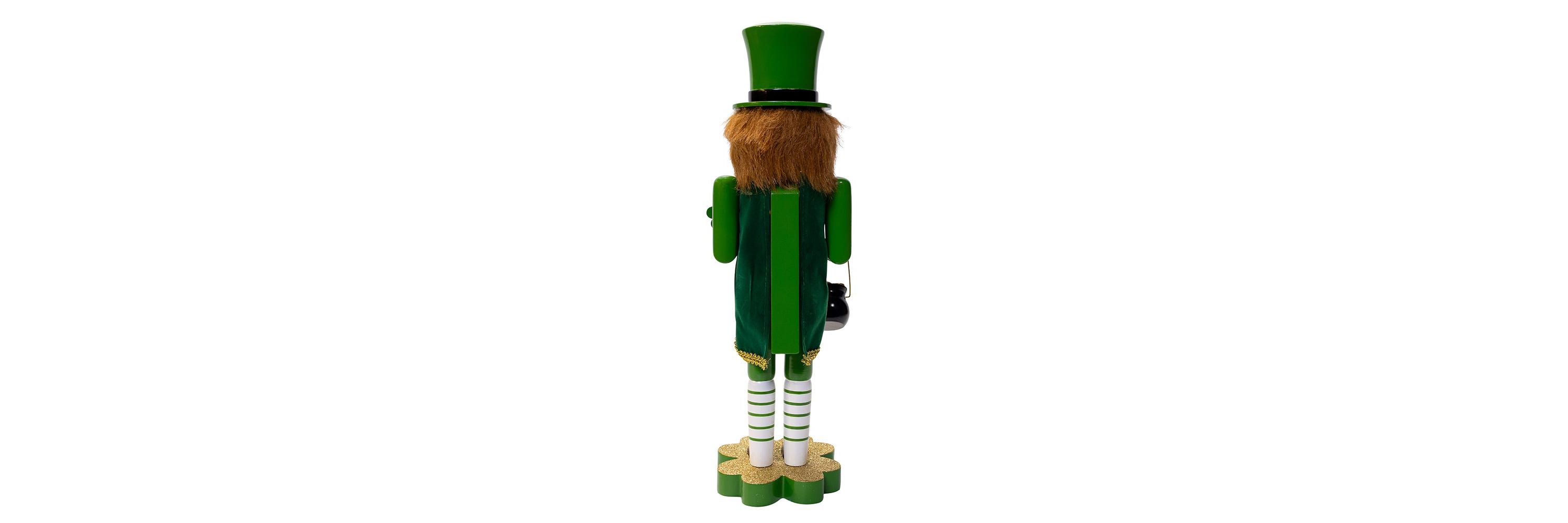 14-Inch Leprechaun Soldier Nutcracker
