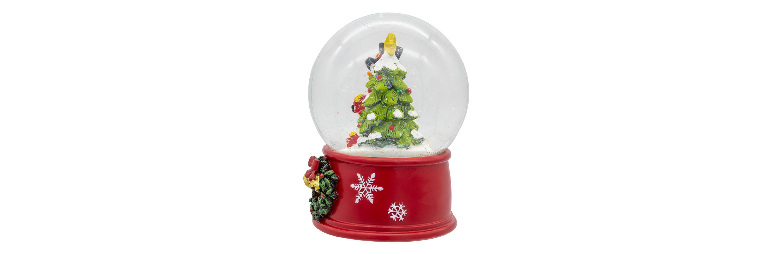 5-Inch Wind-Up Musical Snowman With Water Globe