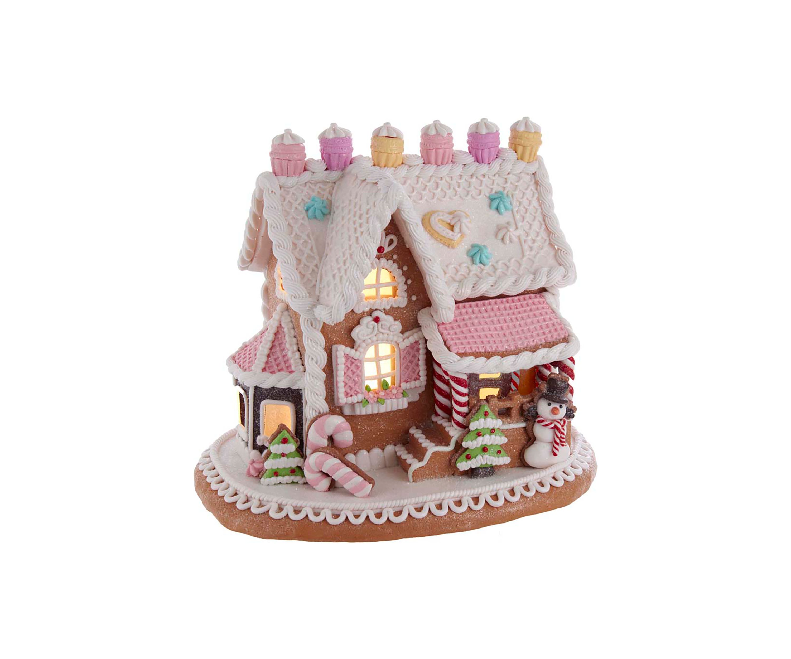 Gingerbread House with LED Lights
