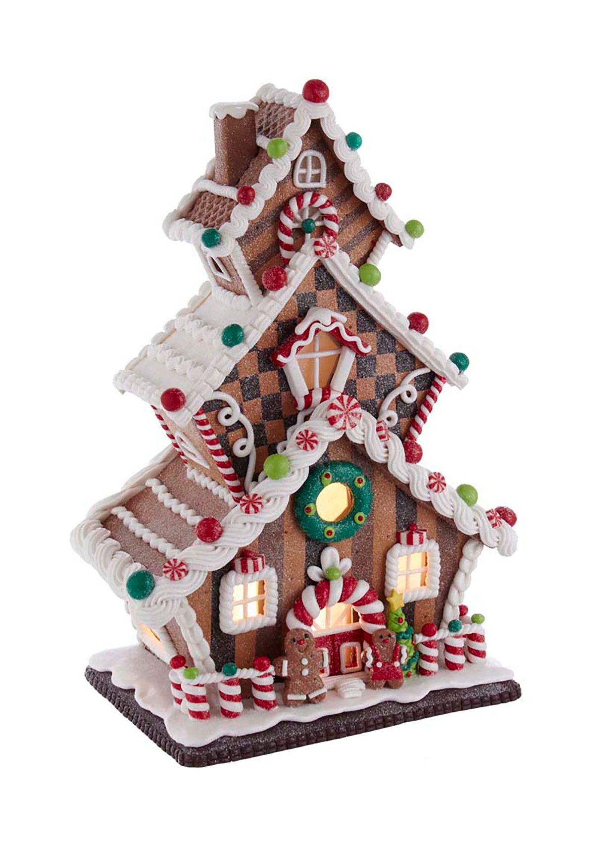  Gingerbread Cookie LED House 