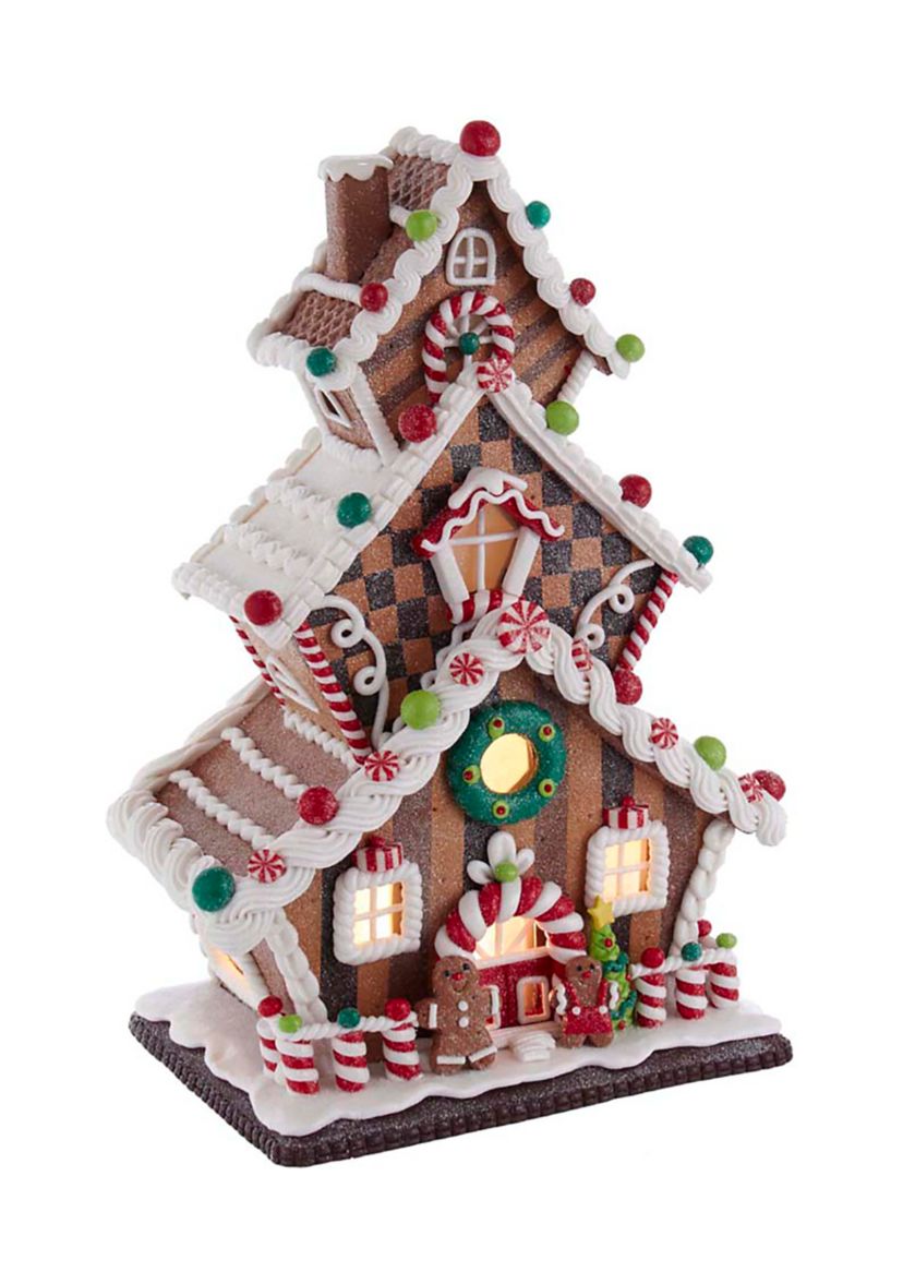  Gingerbread Cookie LED House 