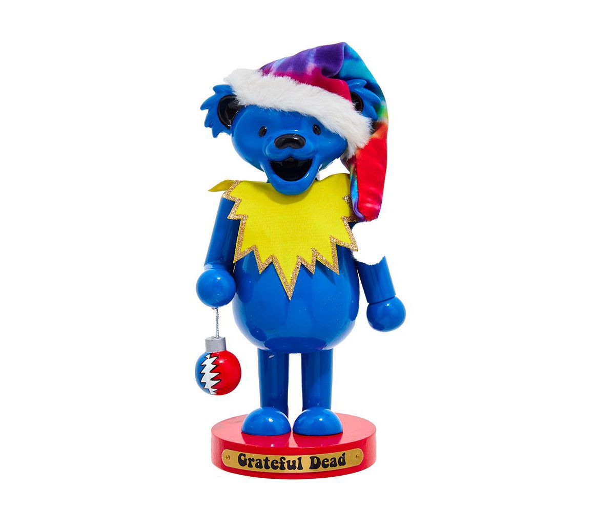 Wooden 10-Inch Grateful Dead Bear Nutcracker