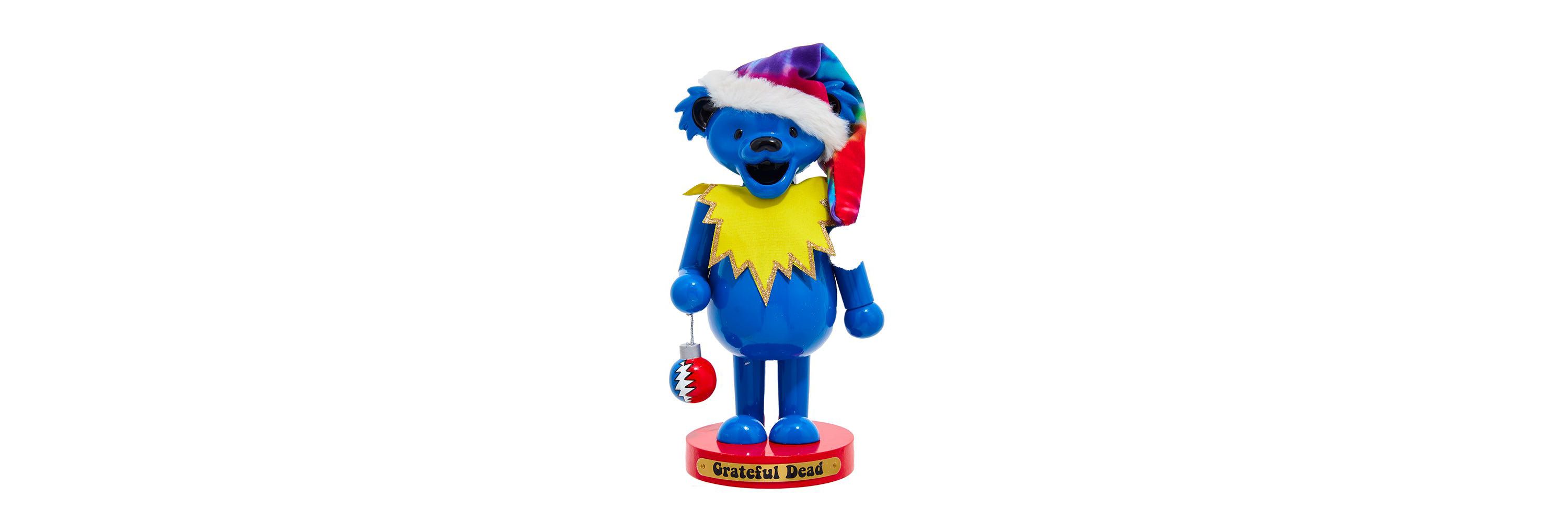 Wooden 10-Inch Grateful Dead Bear Nutcracker