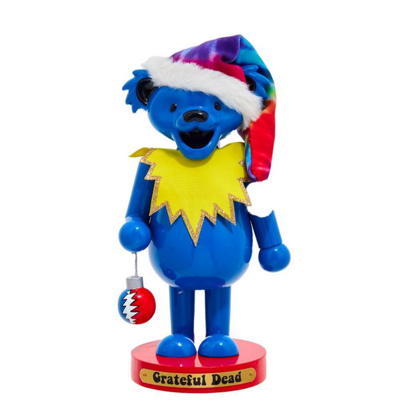Wooden 10-Inch Grateful Dead Bear Nutcracker