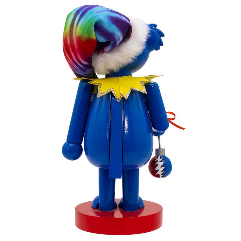Wooden 10-Inch Grateful Dead Bear Nutcracker