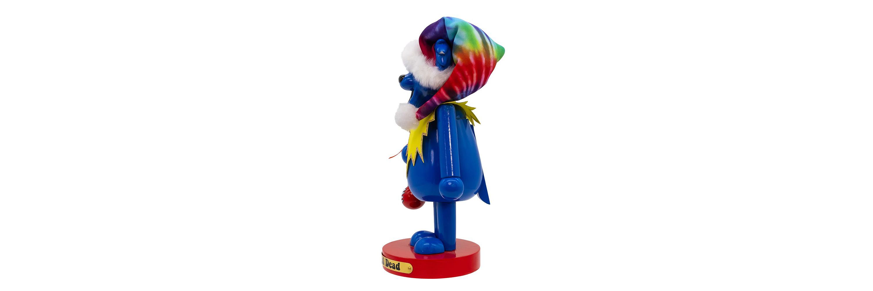 Wooden 10-Inch Grateful Dead Bear Nutcracker