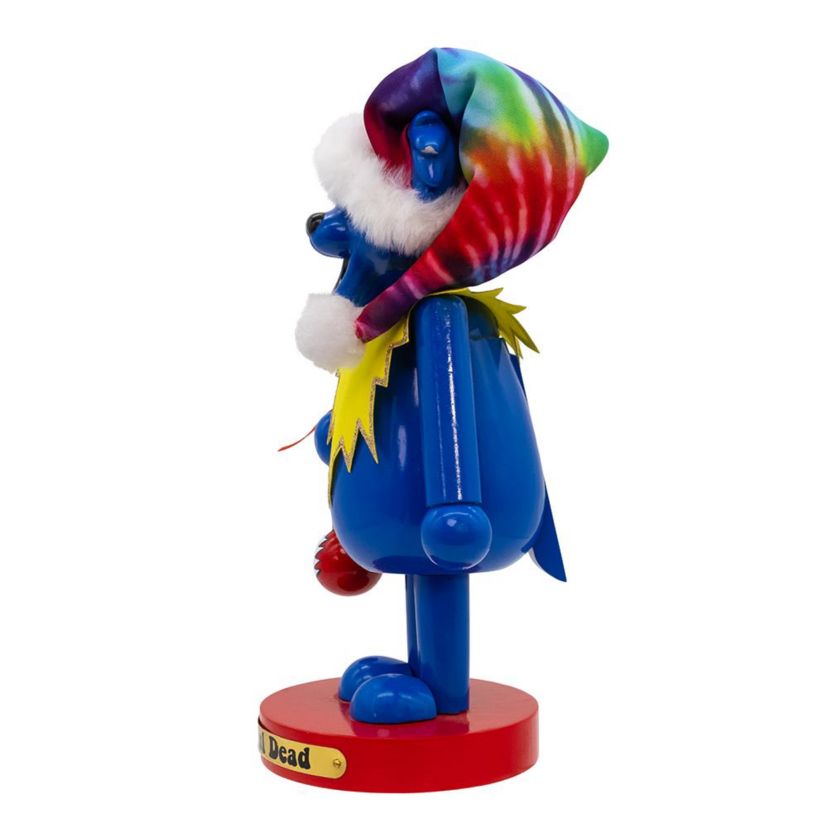 Wooden 10-Inch Grateful Dead Bear Nutcracker
