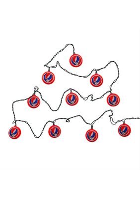 Kurt S. Adler 10-Light Grateful Dead Disc Light Set