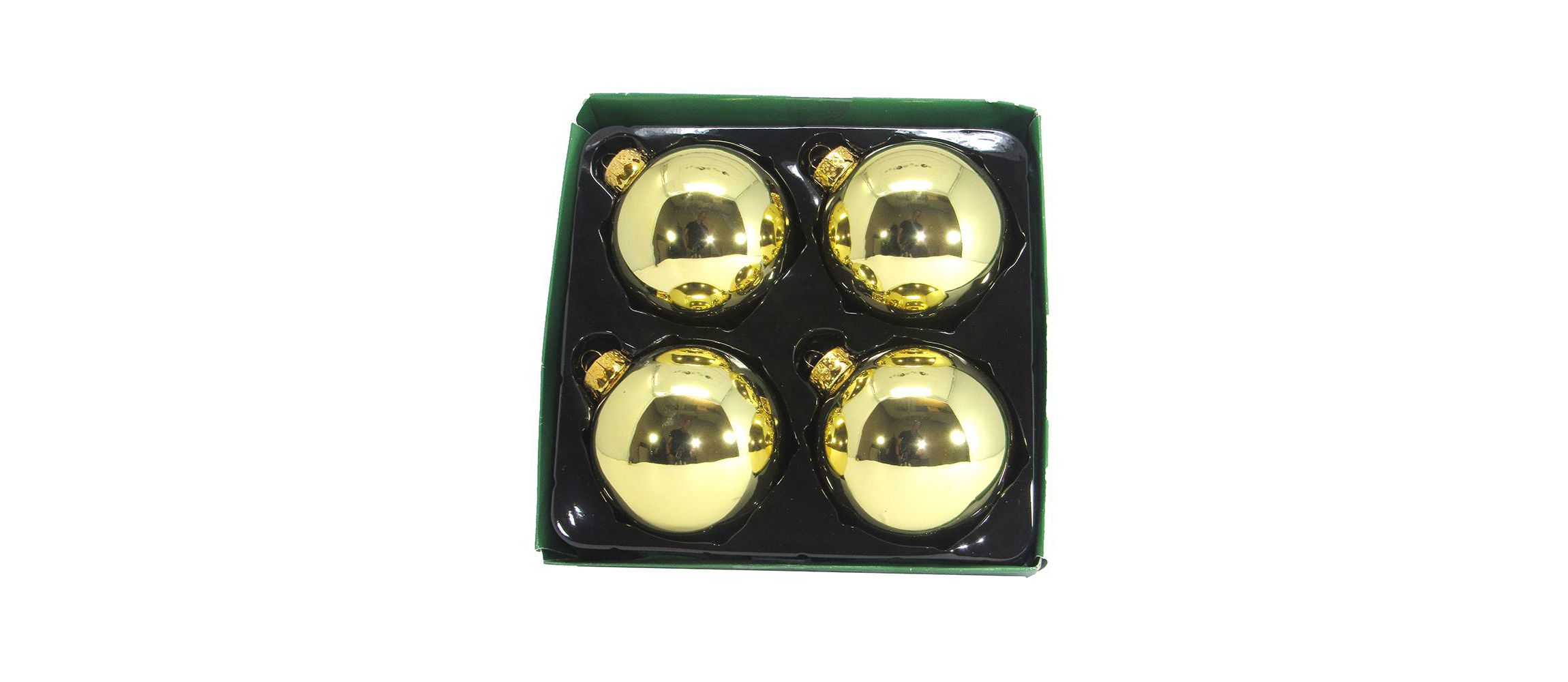 65MM Glass 12 Days Of Christmas Ball Ornaments, 12-Piece Boxed Set