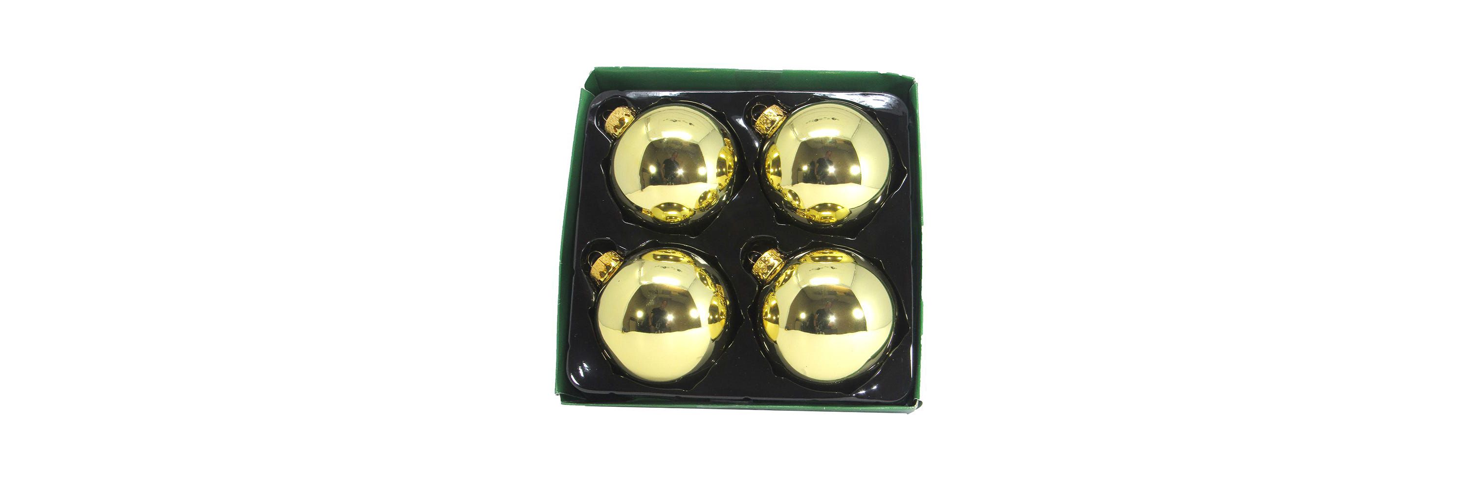 65MM Glass 12 Days Of Christmas Ball Ornaments, 12-Piece Boxed Set