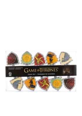 UL 10-Light Game of Thrones Shield Light Set