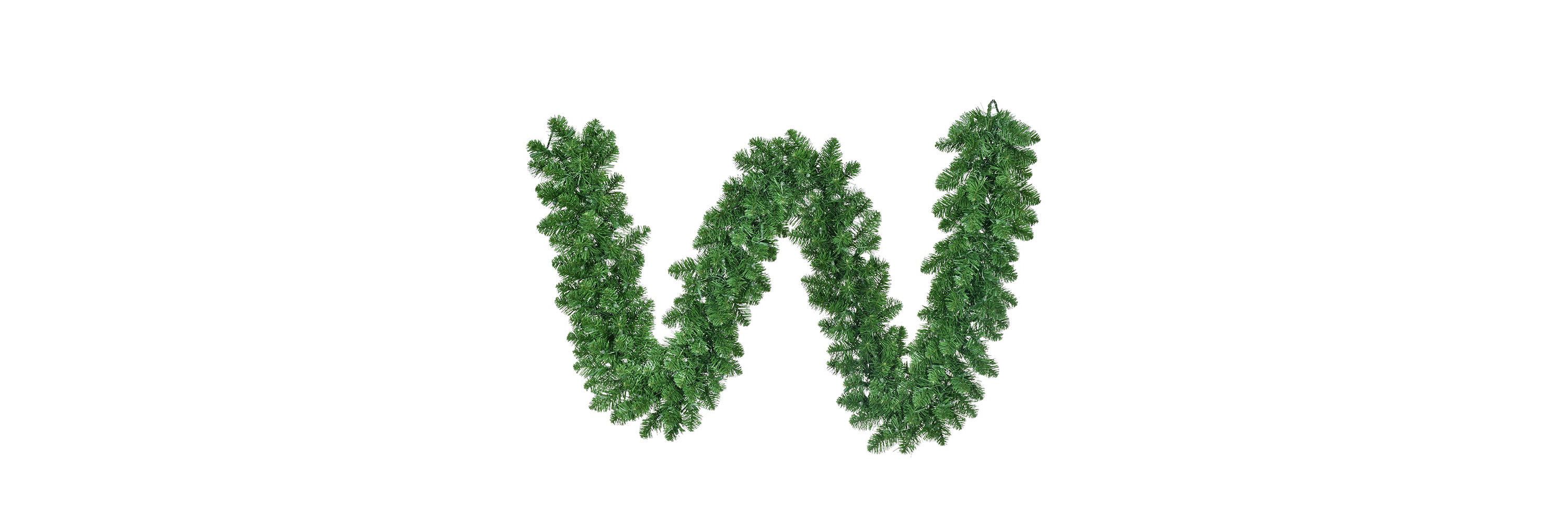 9-Foot Pre-Lit Clear Incandescent Vanderbilt Garland