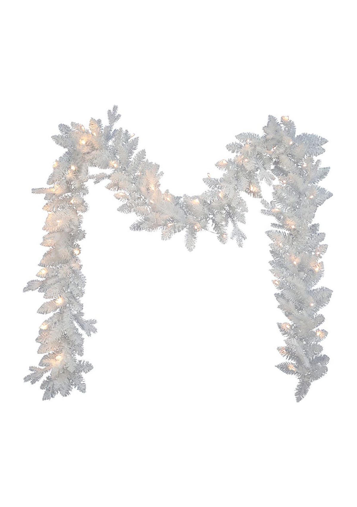 LED Jackson White Pine Garland