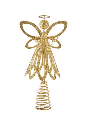Kurt S. Adler Gold Metal Angel Treetop