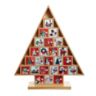 15-Inch Wooden Tree Advent Calendar