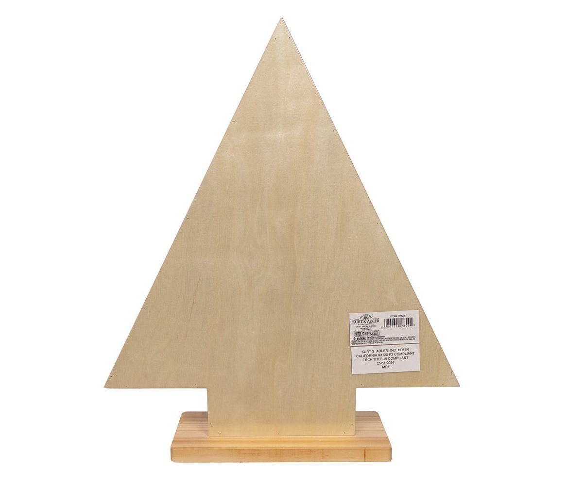 15-Inch Wooden Tree Advent Calendar