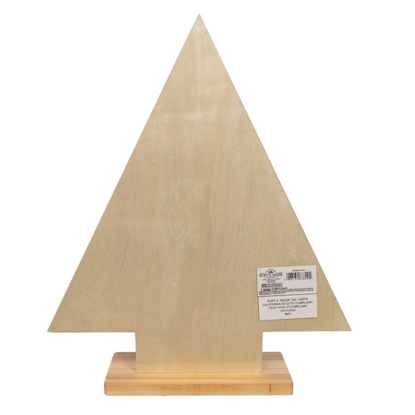 15-Inch Wooden Tree Advent Calendar