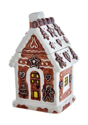 Kurt S. Adler Gingerbread Cookie Jar, Brown
