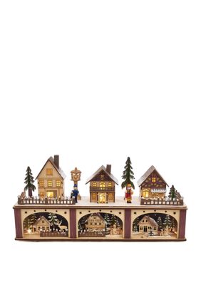 8.66 Inch Battery-Operated Village LED House